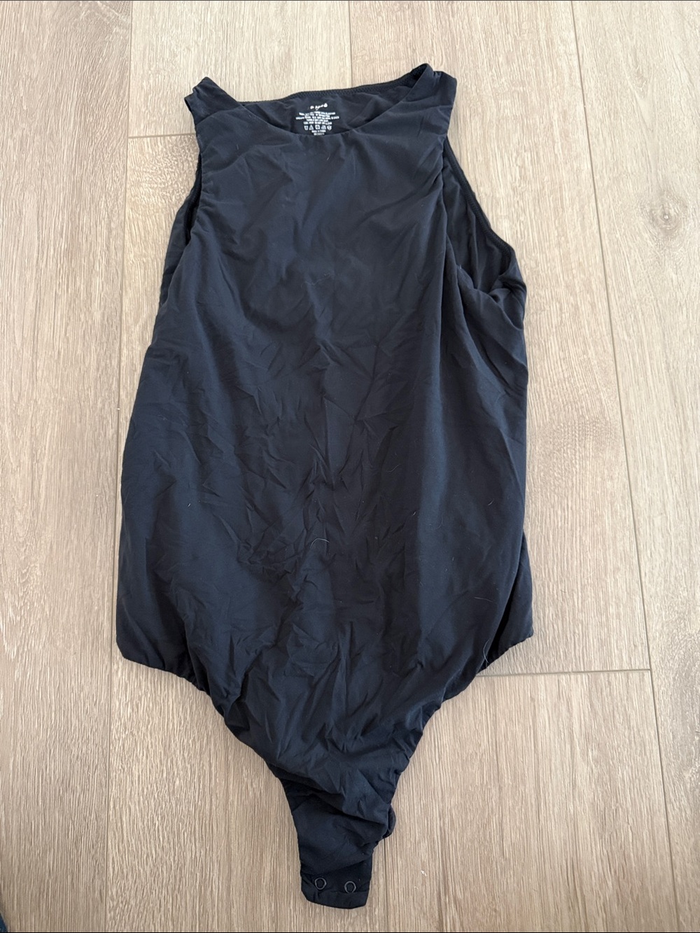 SKIMS Black Sleeveless Women's Bodysuit